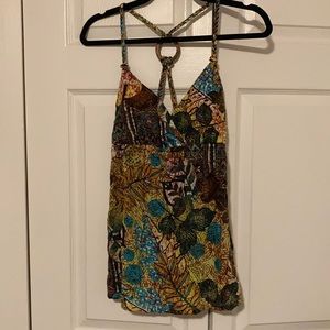 Beachy halter top, Sz Med